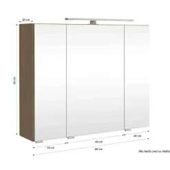 New Wohnen Waschkonsole und Spiegelschrank Set - Vibulam (zweiteilig)