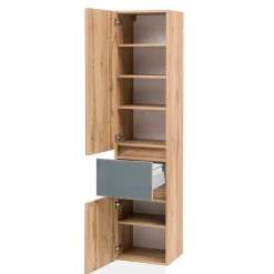 Outlet Wohnen Waschplatz Kombi & Hochschrank - Anviletca (dreiteilig)