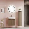 Hot Wohnen Waschplatz und Midischrank Set - Ucaida (dreiteilig)
