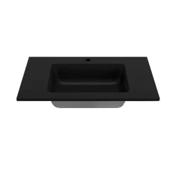Clearance Wohnen Waschtisch & LED Spiegel & Oberschrank - Crystoga (dreiteilig)