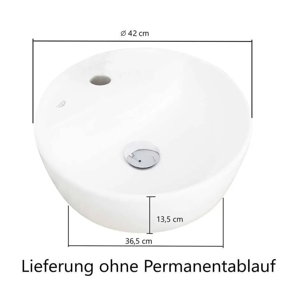 Clearance Wohnen Waschtisch Set mit Midischrank fürs Bad - Leitha (dreiteilig)