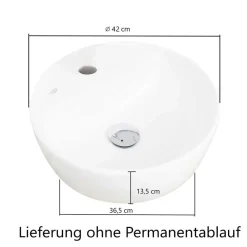 Hot Wohnen Waschtischkonsole mit Aufsatzbecken - Agiruan