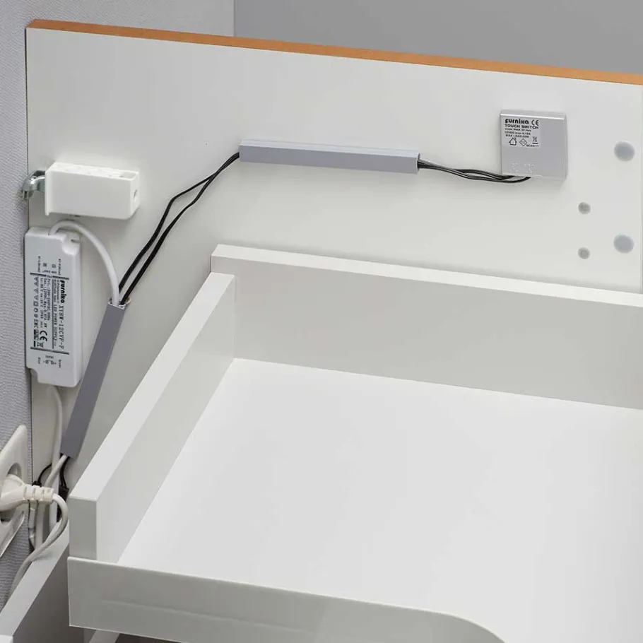 Hot Wohnen Waschtischkonsole mit LED Licht - Zenata