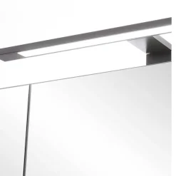 Online Wohnen Waschtischkonsole mit Oberschrank Set - Crystoga (dreiteilig)