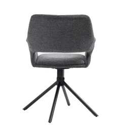 Outlet Wohnen Webstoff Tischsessel drehbar - Lameiro (2er Set)