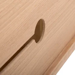 Clearance Wohnen Weiß geöltes TV Board aus Eiche Massivholz - Bakaras
