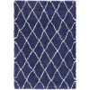 Sale Wohnen Weicher Läufer Teppich mit Hochflor in Blau - Tanko