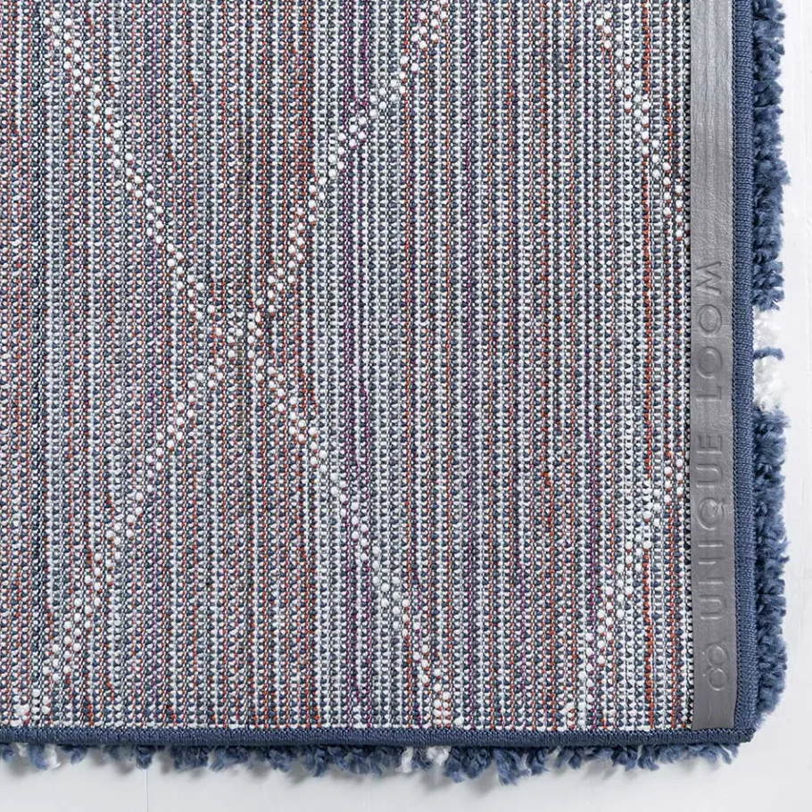 Sale Wohnen Weicher Läufer Teppich mit Hochflor in Blau - Tanko