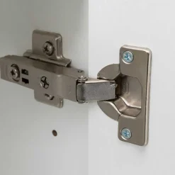 Outlet Wohnen Weiße Bad Ausstattung mit LED - Livendas (fünfteilig)