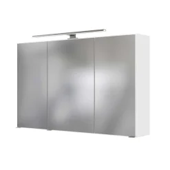 Best Wohnen Weiße Waschkonsole & Spiegelschrank - Livendas (zweiteilig)