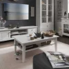 Wohnen Weißer Couchtisch im Landhausstil - Astinion