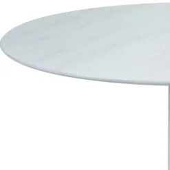 New Wohnen Weißer Esszimmer Esstisch in Rund - Sasmia