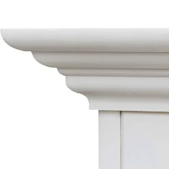 Online Wohnen Weißer Schlafzimmerschrank im Landhausstil - Indico