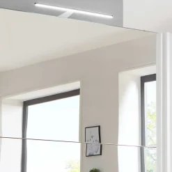 Best Wohnen Weißer 2-türiger Kleiderschrank mit Schiebetüren - Abelina