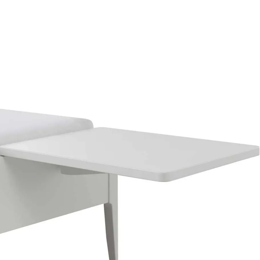 Online Wohnen Weißes Doppelbett ohne Kopfteil - Meteora