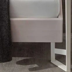 Wohnen Weißes Himmelbett in 140x200 cm - Renira