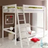 Sale Wohnen Weißes Hochbett in 90x200 oder 140x200 - Kerfa