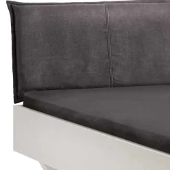 New Wohnen Weißes Kiefernholz-Bett mit Holzkufen - Ondeon