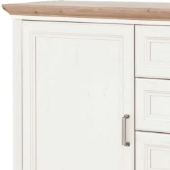 Outlet Wohnen Weißes Landhaus Schlafzimmer Set - Maggio (fünfteilig)