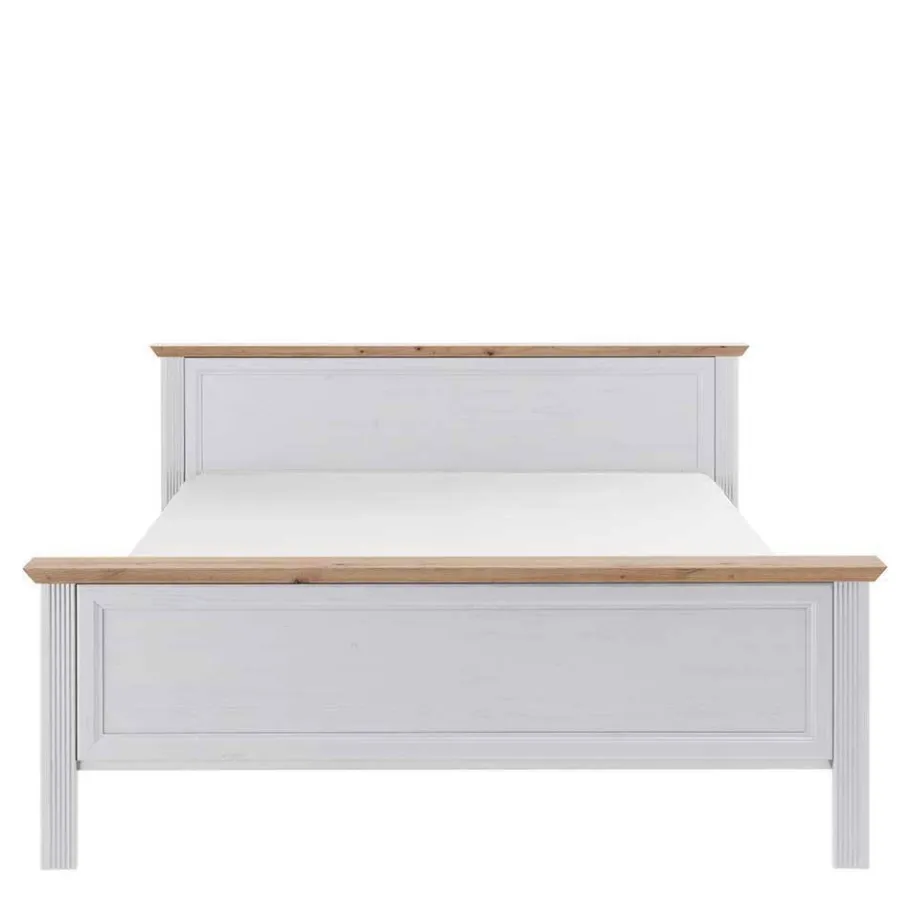 Outlet Wohnen Weißes Landhaus Schlafzimmer Set - Maggio (fünfteilig)