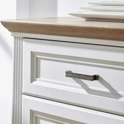 Outlet Wohnen Weißes Landhaus Schlafzimmer Set - Maggio (fünfteilig)