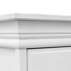 Discount Wohnen Weißes Landhausbett mit Schubladen - Presto