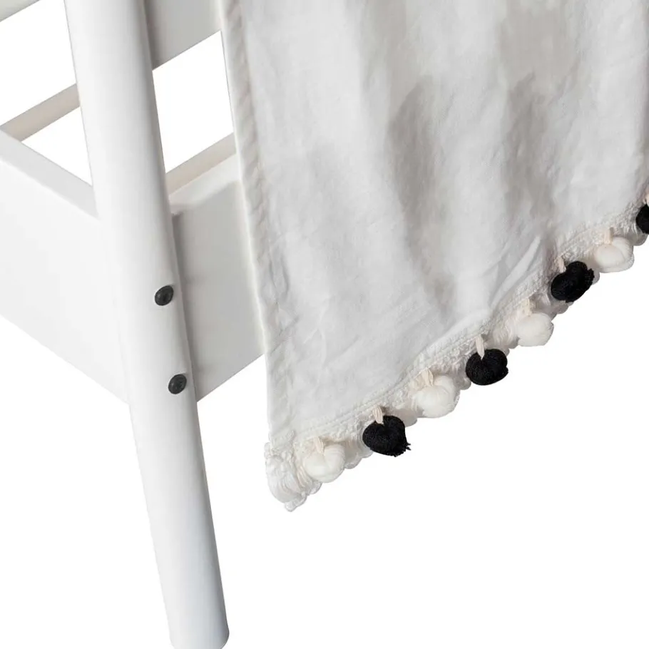 Best Wohnen Weißes Metallbett mit Baldachin - Jenva