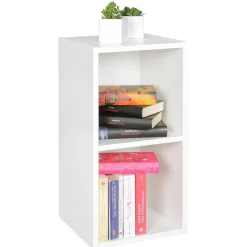 Sale Wohnen Weißes Regal mit zwei Fächern - 30x60x30 cm - Hank