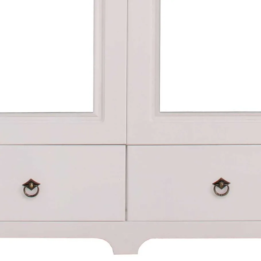 Discount Wohnen Weißes Schlafzimmer aus Holz - Velriva (vierteilig)