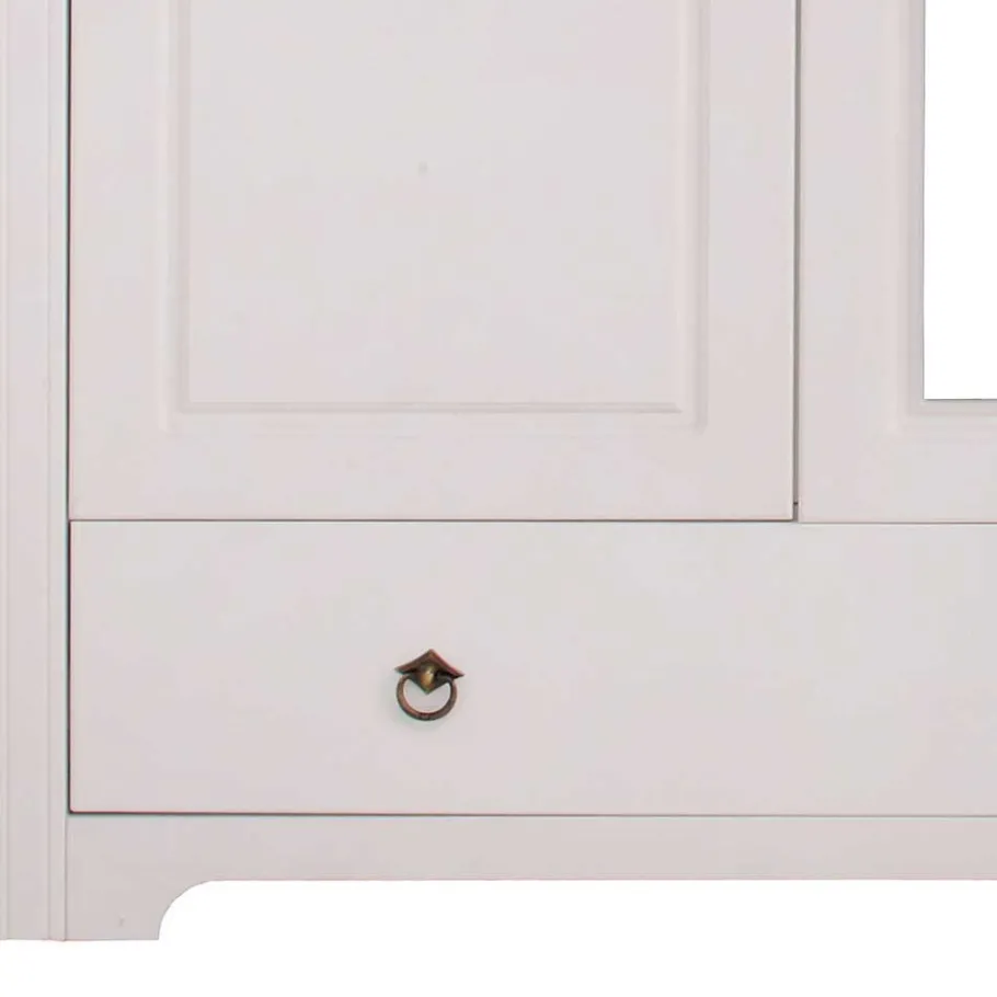 Discount Wohnen Weißes Schlafzimmer aus Holz - Velriva (vierteilig)