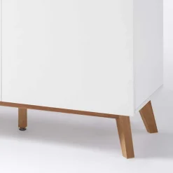 Online Wohnen Weißes Sideboard Maiky mit Griffmulden