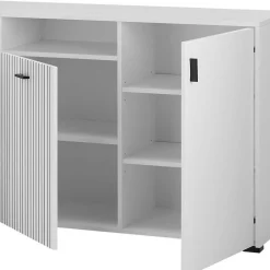 Clearance Wohnen Weißes Sideboard mit zwei Metern Breite - Dualkos