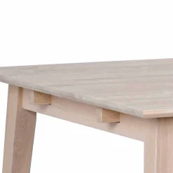 Best Wohnen White Wash Esstischgruppe aus Eiche - Pessoa (fünfteilig)