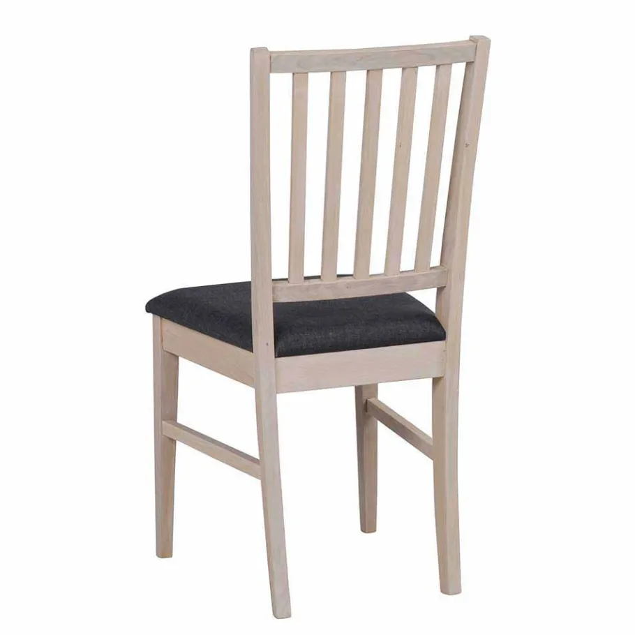 Best Wohnen White Wash Esstischgruppe aus Eiche - Pessoa (fünfteilig)