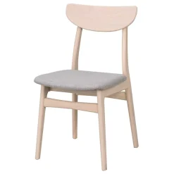Best Wohnen White Wash Holzstühle im Retrostil - Lirou (2er Set)