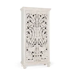 Discount Wohnen White Wash Schrank - dekoratives Design - Snake