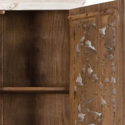 Discount Wohnen White Wash Schrank - dekoratives Design - Snake