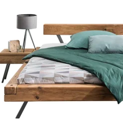 Sale Wohnen Wildeiche Balkenbett Set 4 Größen - Chaya (dreiteilig)