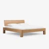 Clearance Wohnen Wildeiche Doppelbett Amando in Honigfarben geölt