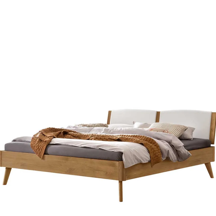 Sale Wohnen Wildeiche Ehebett in modernem Design - Joker