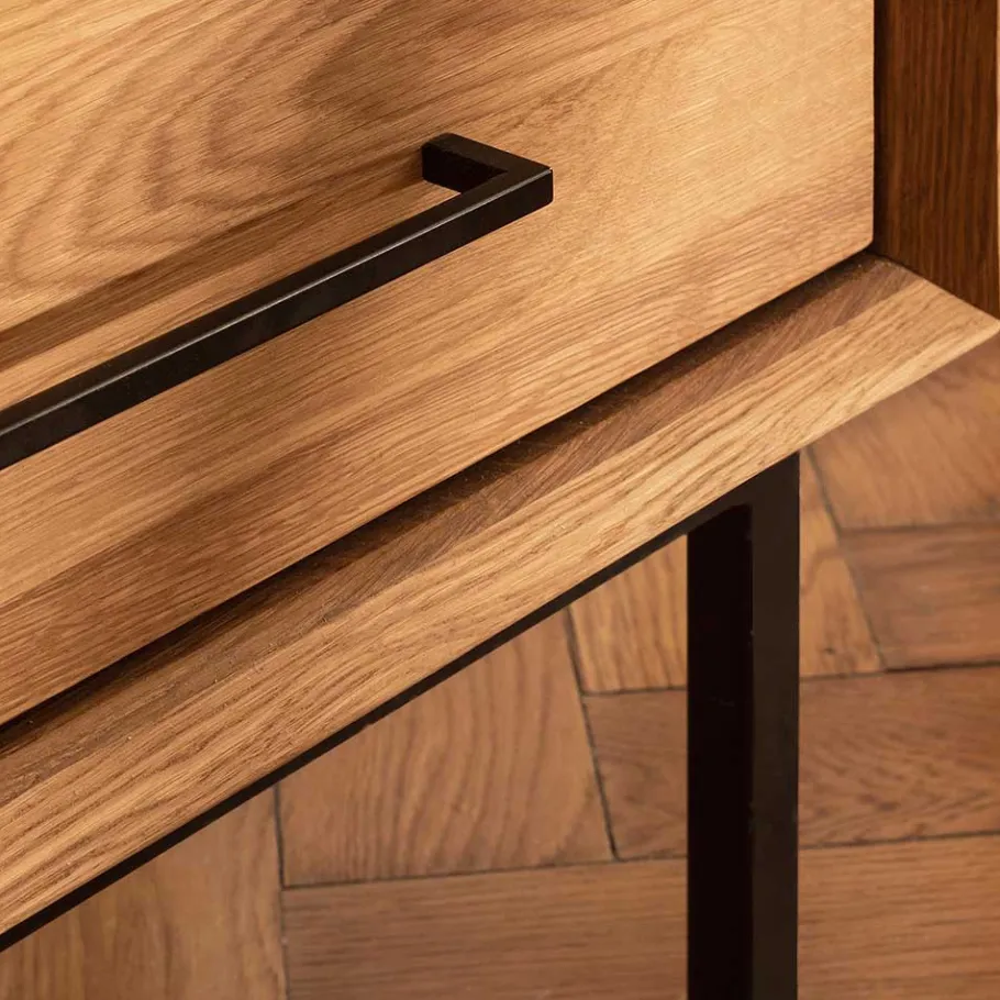 Best Wohnen Wildeiche Holzbett für Dachzimmer - Kerfa