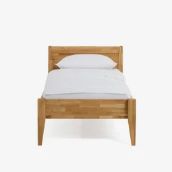 Discount Wohnen Wildeiche Holzbett Homlet mit Komforthöhe