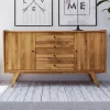 Online Wohnen Wildeiche Holz-Sideboard 160 cm breit - Hardus
