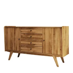 Online Wohnen Wildeiche Holz-Sideboard 160 cm breit - Hardus