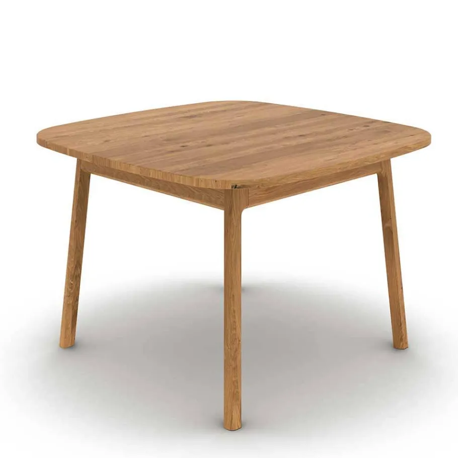 Wohnen Wildeiche Holztisch - 100 cm tief - Laida