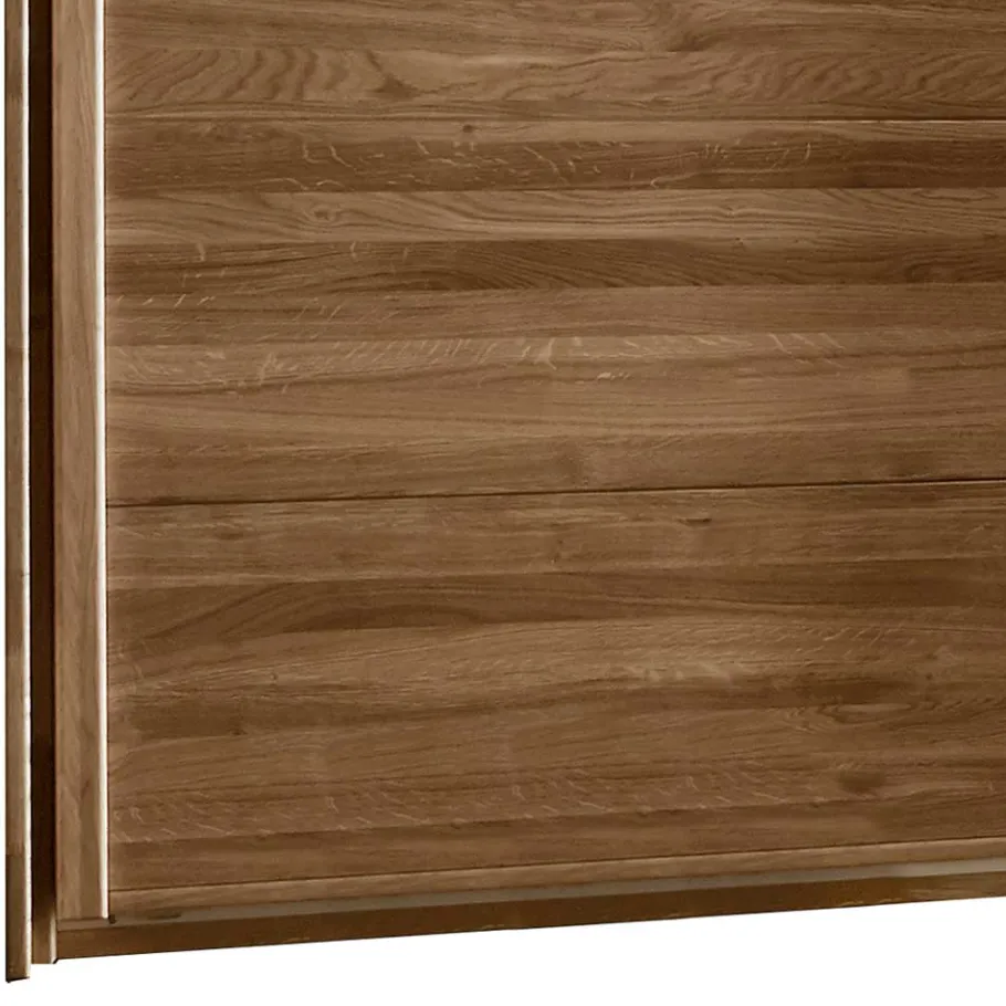 New Wohnen Wildeiche Kleiderschrank mit 3 Schwebetüren - Divnoi