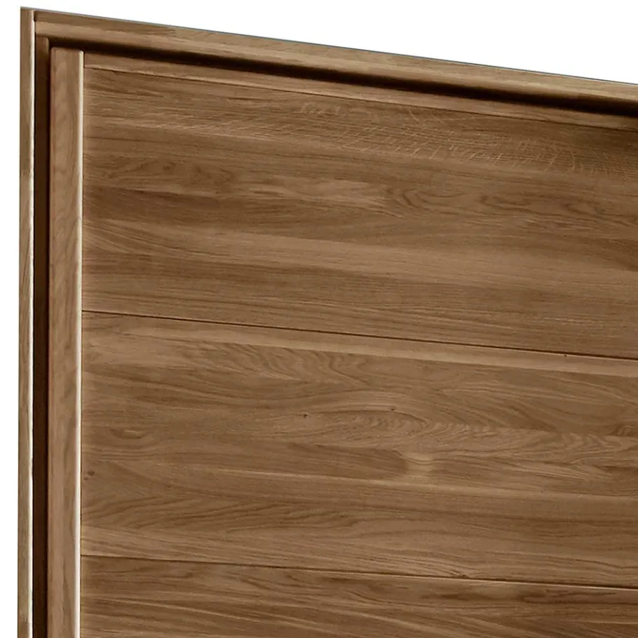 New Wohnen Wildeiche Kleiderschrank mit 3 Schwebetüren - Divnoi