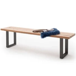 Discount Wohnen Wildeiche Loft Bank ohne Lehne - Chiano