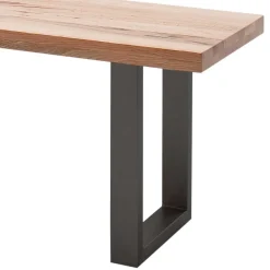 Discount Wohnen Wildeiche Loft Bank ohne Lehne - Chiano