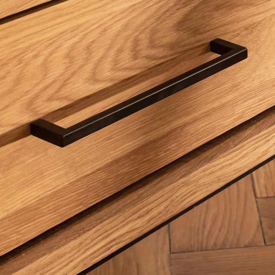 Outlet Wohnen Wildeiche Lowboard modern-elegant - Kerfa